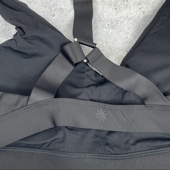 NWT Athleta Ascent Padded Sport Bra Black XL - Picture 9 of 9